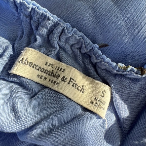 Abercrombie & Fitch Spaghetti Strap hydrangea Maxi Dress - Picture 9 of 9